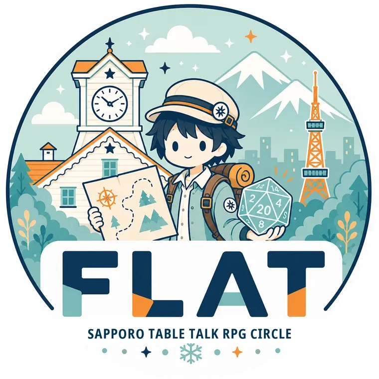 FLAT TRPG@札幌のカラーイラスト
